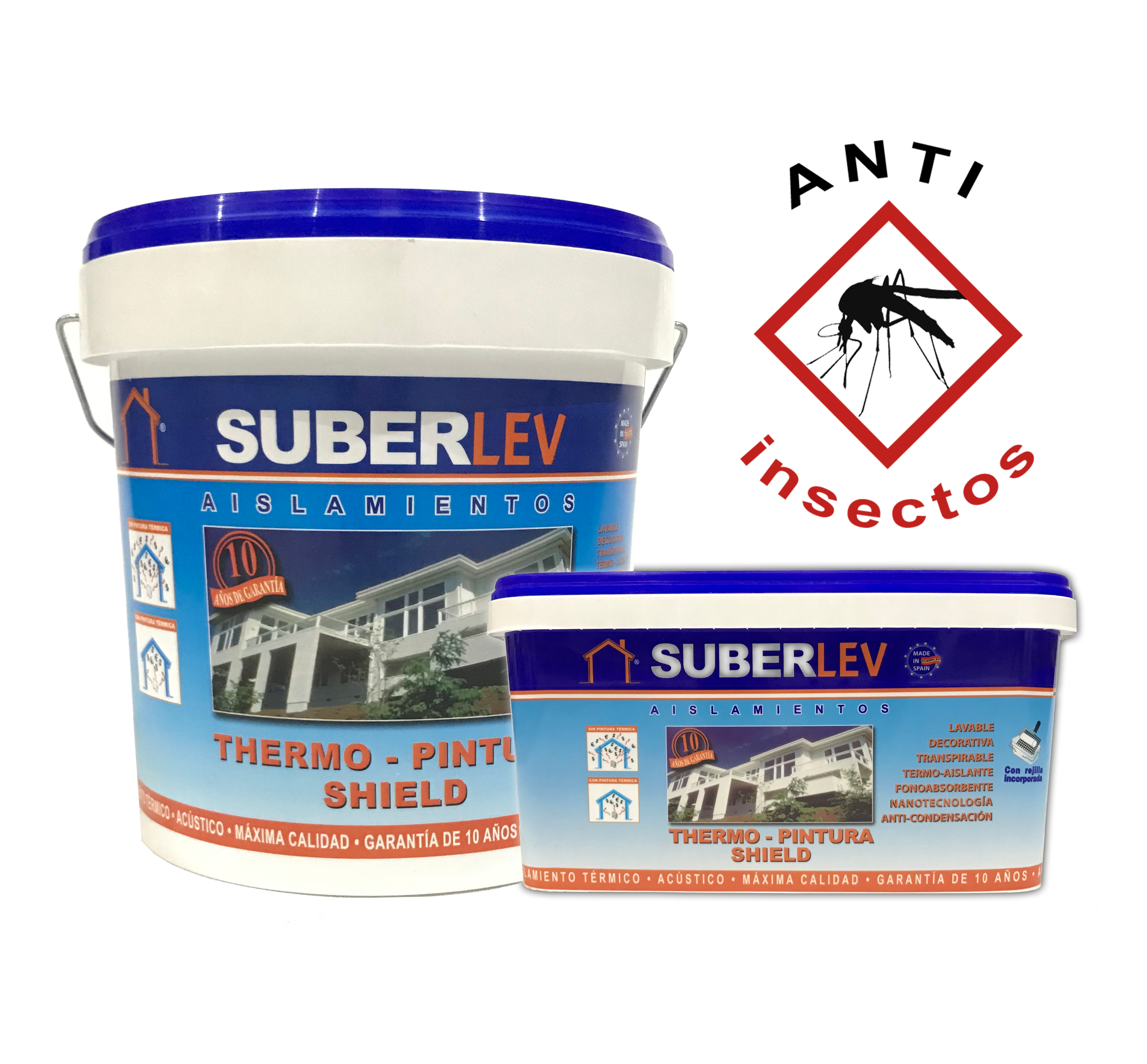 Thermo Fachadas Anti-insectos - Bote 4L / 15L | Abriga Nature