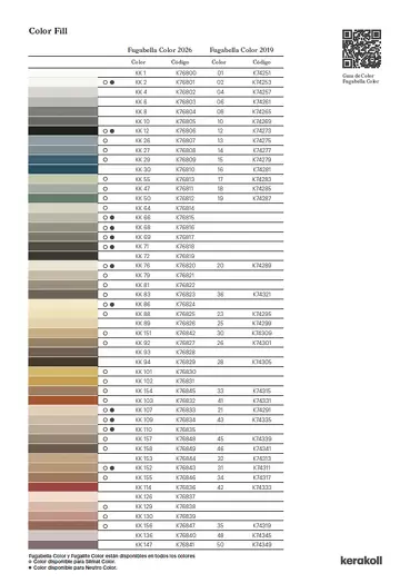 Fugabella Color - Saco 3Kg / 20Kg