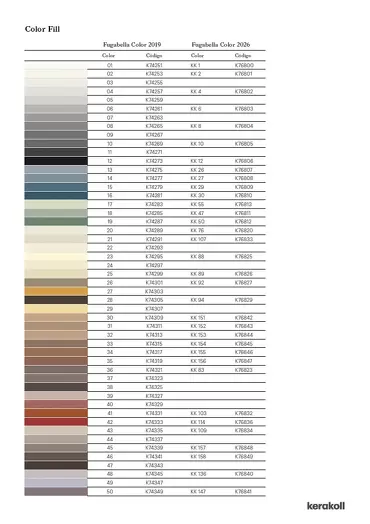 Fugabella Color - Saco 3Kg / 20Kg
