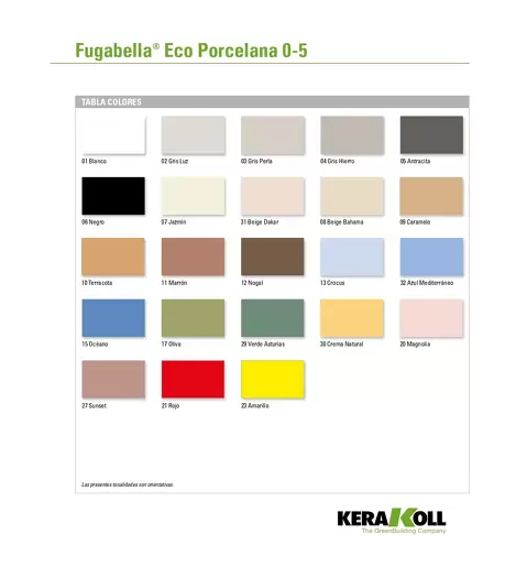 Fugabella Eco Porcelana 0-5 colores