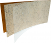 Corcho Natural Decorativo Bamboo Ártica - Planchas 600x300x3mm