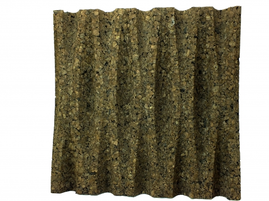 Corcho Natural Decorativo Onda L2 - Placas 1000x500mm