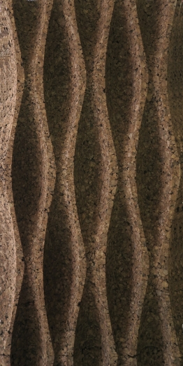 Corcho Natural Decorativo Onda L2 - Placas 1000x500mm
