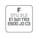 F DTU 31.2 E1 SD1 TR3 E600 J0 C3 HT