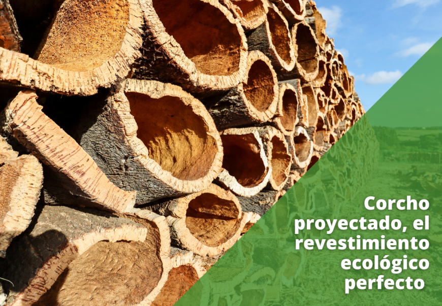 Corcho proyectado, el revestimiento ecológico perfecto 