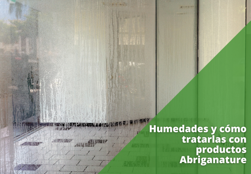 Tipos de humedades y cómo tratarlas correctamente con productos Abriganature